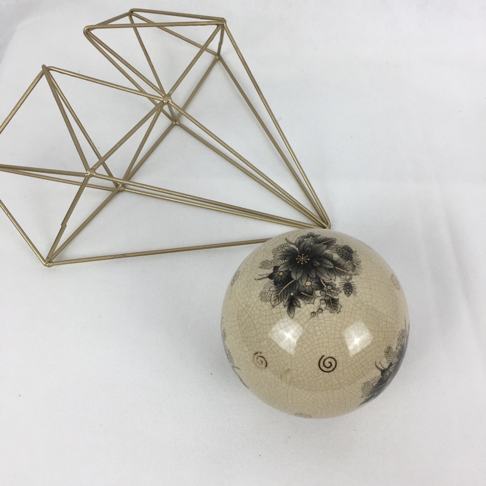 Decorative Glazed Ceramic Orb